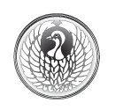 Lui's music logo - bird-crest