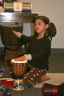 Rhythm helps develop motor skills