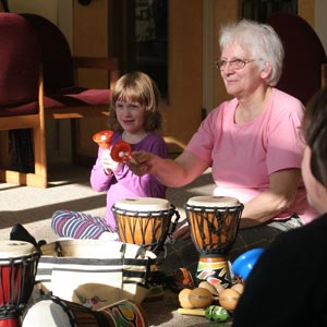 Participating in a bell orchestra
