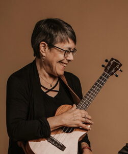 Lui with ukulele
